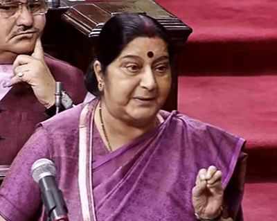 Sushma Swaraj's statement on Indians killed in Iraq disrupted in Lok Sabha