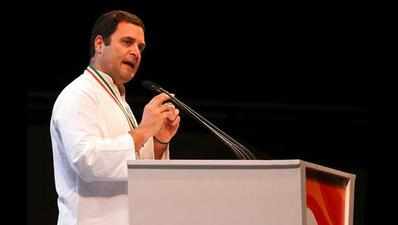 Rahul attacks Modi, asks party workers to fight elections with love