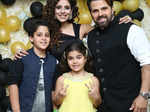 Tanaaz and Bhakhtyar with family