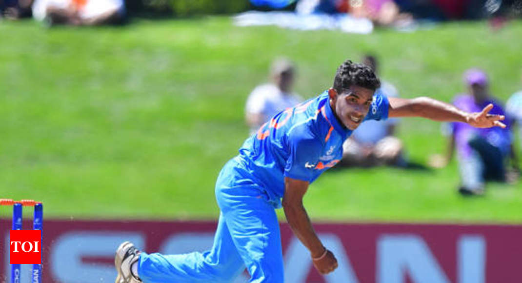 Indian Cricket Team - SIX, FOUR, SIX Shivam Mavi has got the big