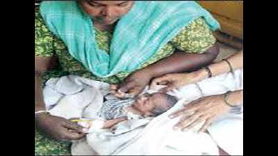 Newborn Boy: Karnataka Farmer Rescues Newborn Dumped, Pecked On By ...