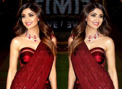 Shilpa Shetty just wore the sexiest sari ever!