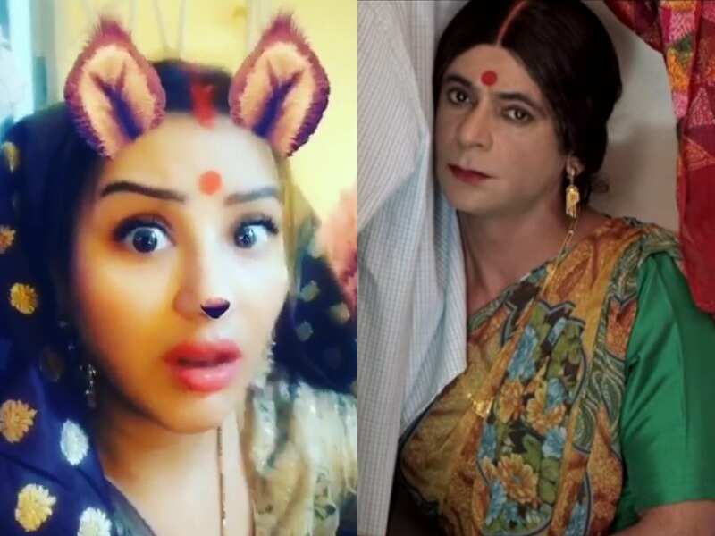 bigg boss 11 winner shilpa shinde mimics sunil grover s song times of india times of india