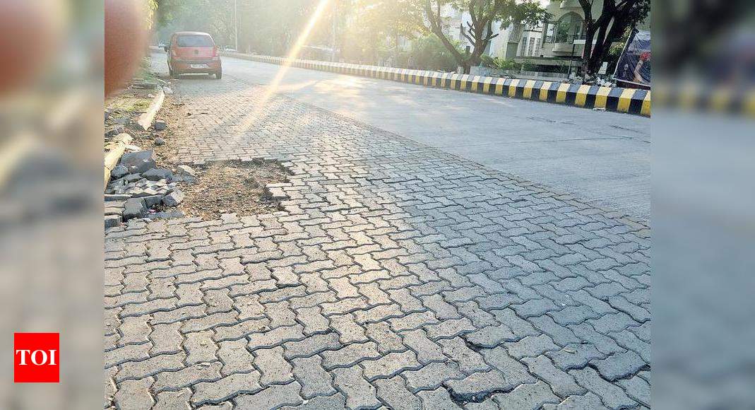 Cement roads coming up with ‘illegal’ sand, concrete | Nagpur News