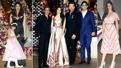 SRK, Katrina, Aishwarya grace Akash Ambani and Shloka Mehta's engagement bash