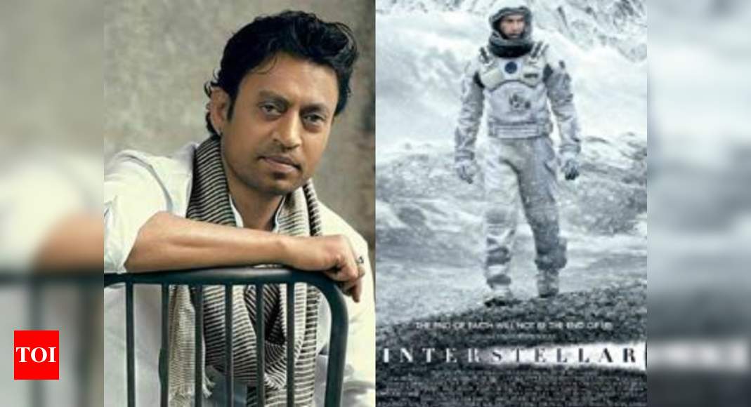 Did you know Irrfan Khan turned down a big role in Interstellar Hindi Movie News Times of India