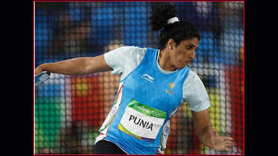 Discus thrower Seema Punia eyes gold at 2018 CWG