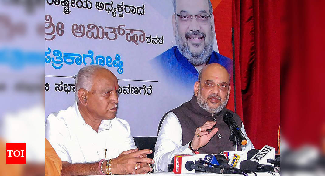 Amit Shah: Who Ran Most Corrupt Govt? Yeddyurappa, Says Amit Shah ...