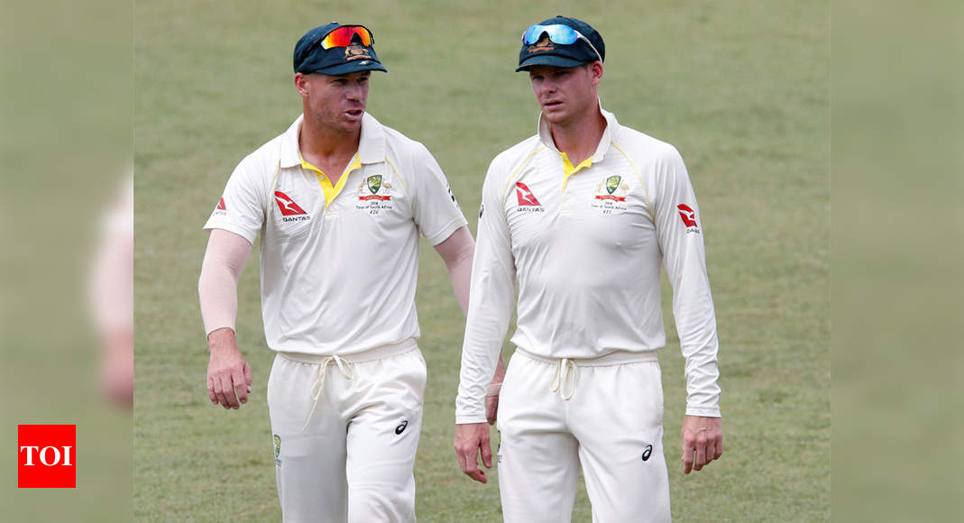 Steve Smith David Warner Banned Cricket Australia Bans Steve Smith David Warner For 12 Months In Ball Tampering Scandal Cricket News Times Of India