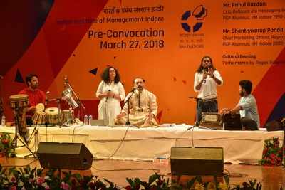 Pre-Convocation 2018 at IIM Indore ends with a musical high