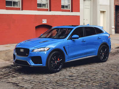 Jaguar: Jaguar unveils high-performance SUV 'F-Pace SVR' - Times of India