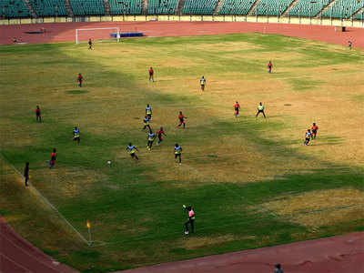 Chennai's lush Nehru stadium turns brown in 15 days due to SDAT's poor maintenance