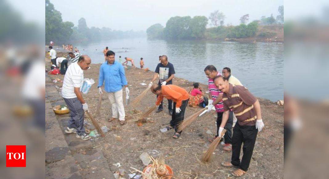 Cleanliness drive held at Panchganga ghat of Kolhapur | Events Movie ...