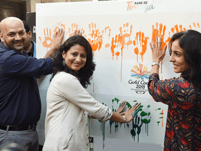 Top Indian athletes gather in city to wish the 2018 Commonwealth Games contingent