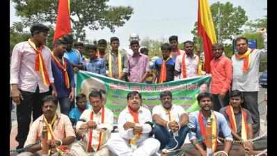 Kannada activists protest formation of Cauvery Management Board