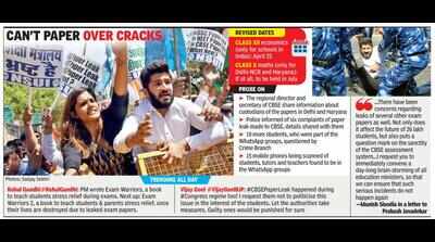 Cops probe if CBSE Class XII maths paper was leaked too | Delhi News