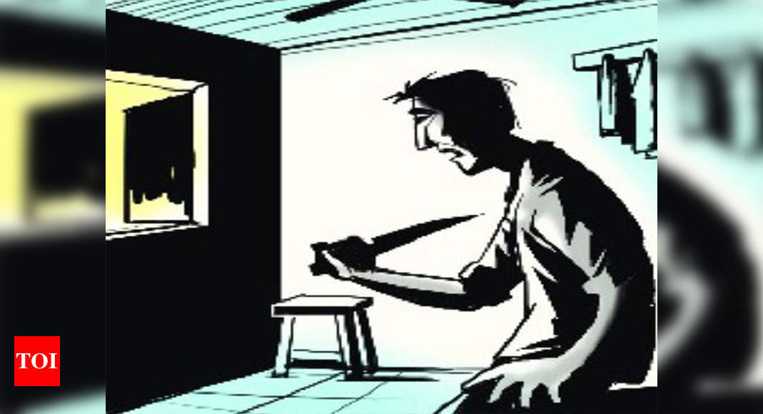 Man Attacks Ex Girlfriend Her Lover With Knife Held Gurgaon News Times Of India