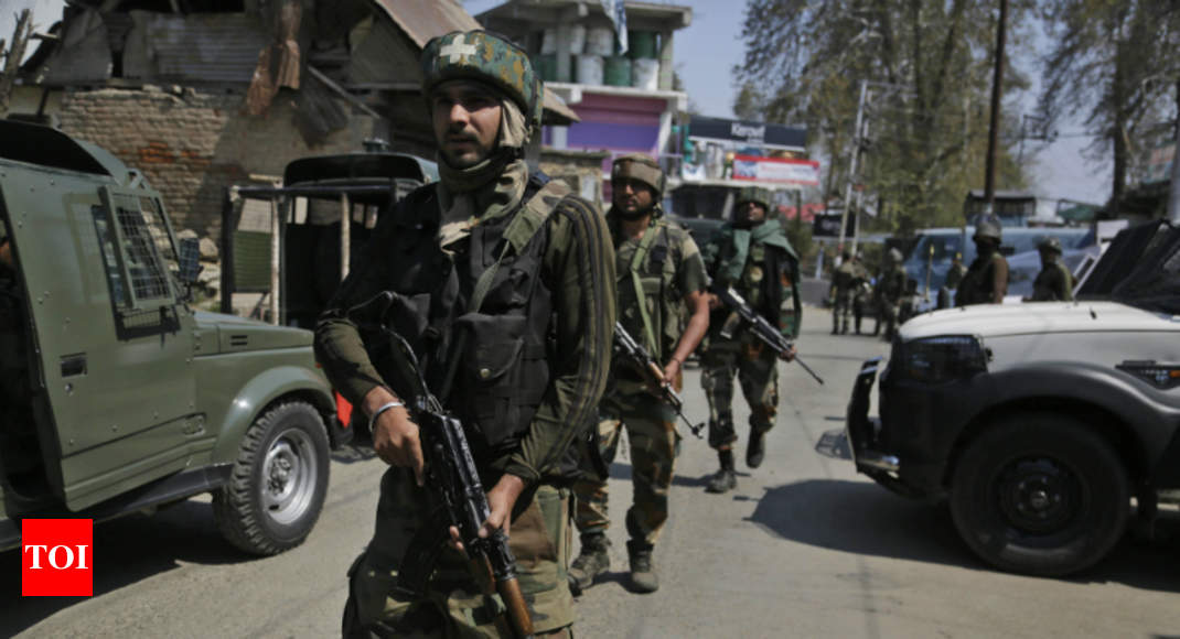  3 jawans martyred, 12 terrorists gunned down in separate encounters in south Kashmir | India News - Times of India
