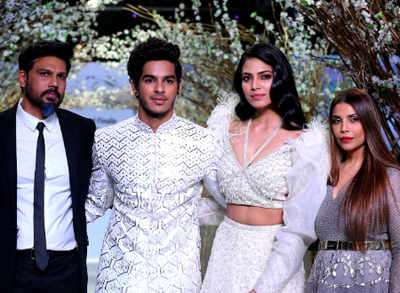 Ishan Khatter and Malavika Mohanan make their debut at Bombay Times Fashion Week