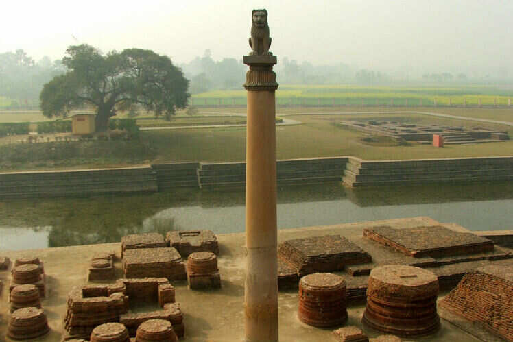 Ashokan Pillar at Vaishali