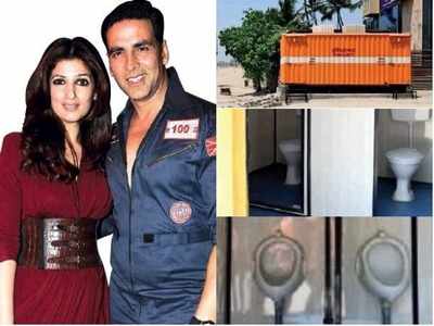 Akshay Kumar funds setting up of toilets on Juhu beach after wife Twinkle Khanna’s tweet