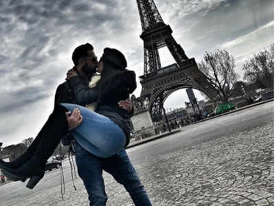 Romance in Paris for Vatsal Sheth and Ishita Dutta