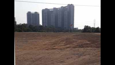 Howzat! Debris dumping turns Nerul pond into cricket field