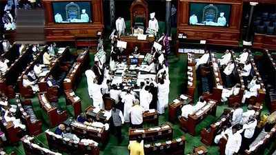 After days of disruption in Parliament, NDA MPs to forgo salaries