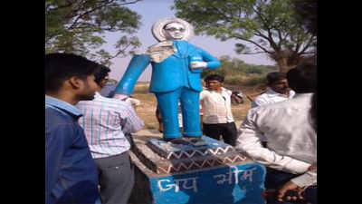 Ambedkar statue vandalised in Firozabad district