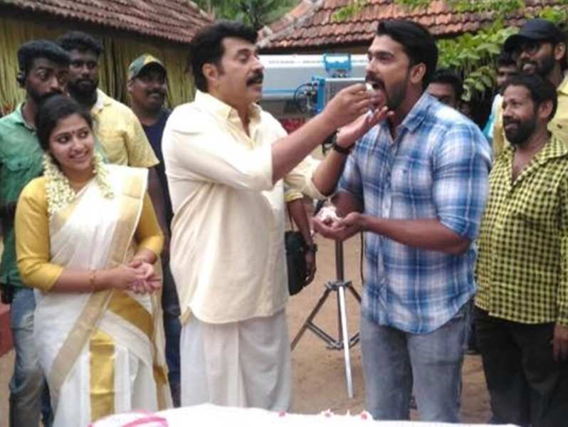 Mammootty Vivek Gopan Celebrates Birthday With Megastar Mammooty Times Of India