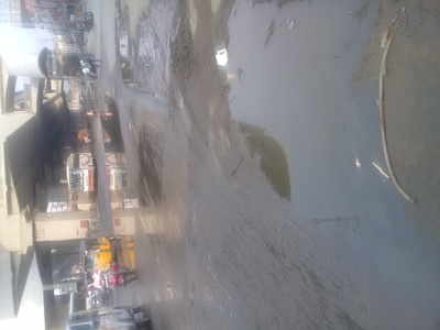 STAGNATION OF WATER AT KPHB METRO