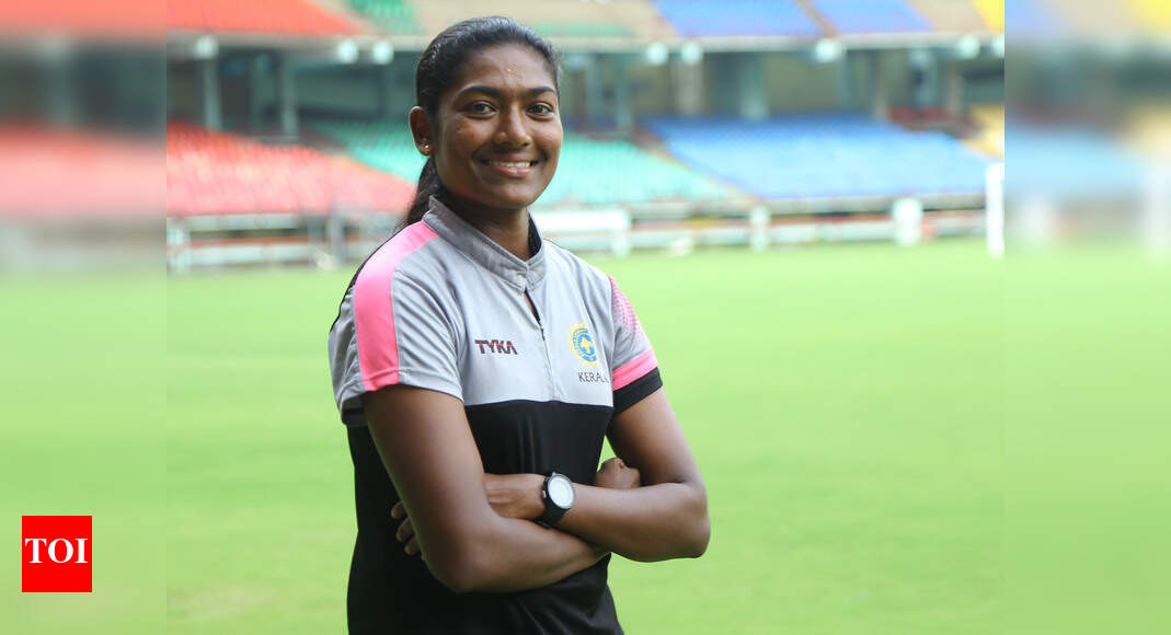Kerala's U23 women's team captain Sajana S In Kerala, cricket is a