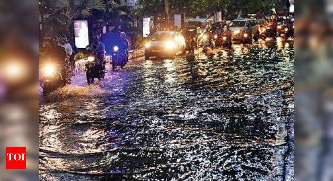 Rain and hailstorm stop Hyderabad for 2 hours Hyderabad News Times of India