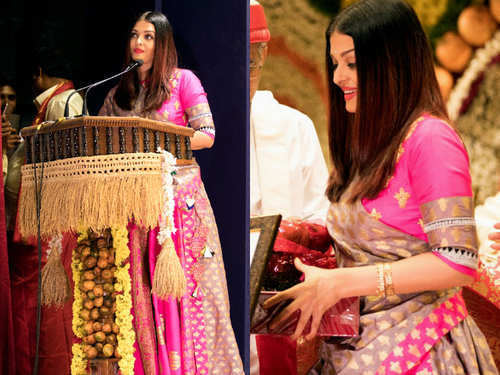 Aishwarya Rai Bachchan Is A Knockout In An Unexpected Pink Lehenga