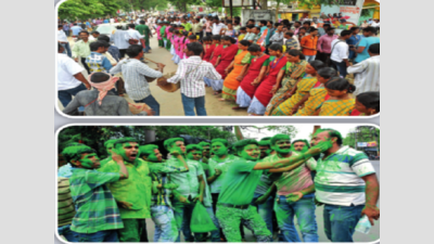 Pre-poll green surge: Trinamool starts celebrating in Birbhum