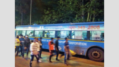 Traffic fears clean-bowled by bus service on IPL night