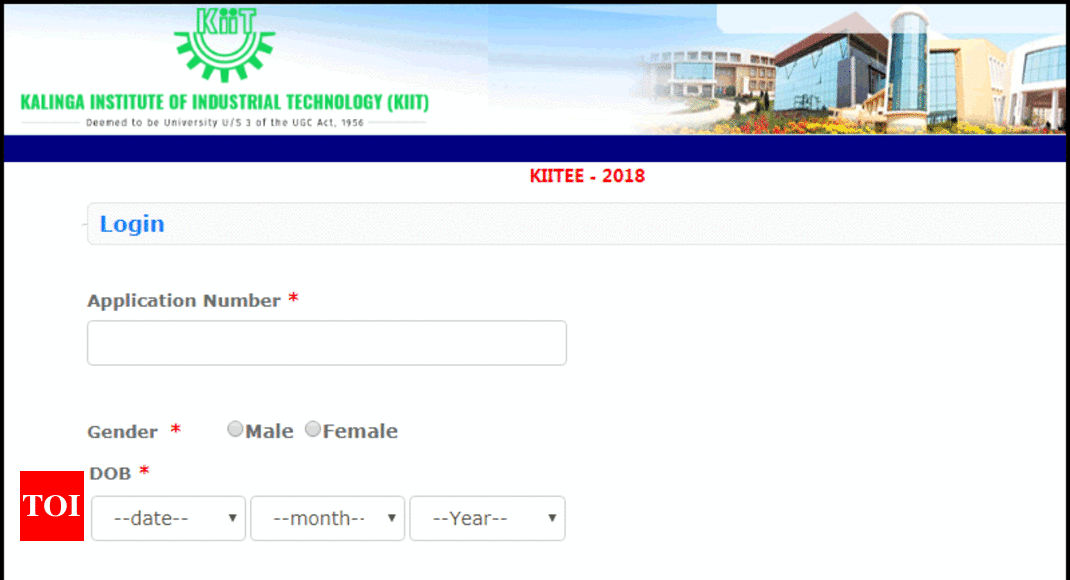 KIITEE Admit Card 2018: Download Admit Card from kiitee.kiit.ac.in