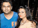 Preeti Simoes candid picture with Kapil Sharma