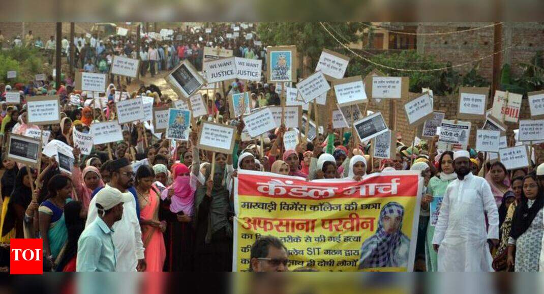 afsana-murder-clamour-for-job-compensation-ranchi-news-times-of-india