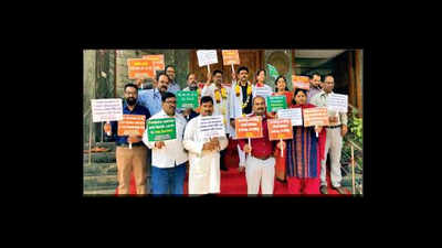 Gandhi Hospital doctors’ protest continues, more join the stir