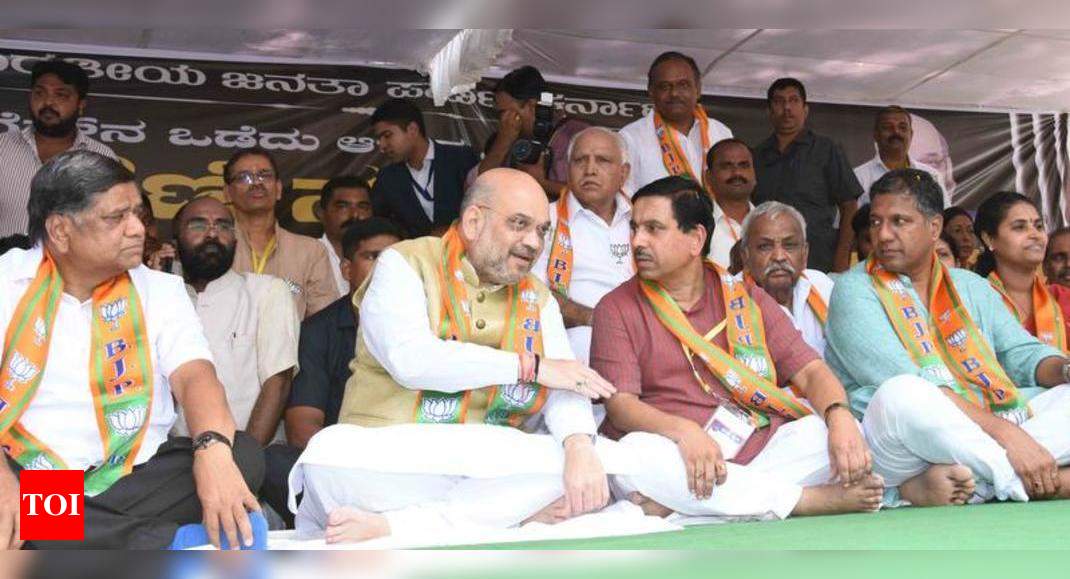 Democracy is in danger under Congress, says Amit Shah | Hubballi News ...