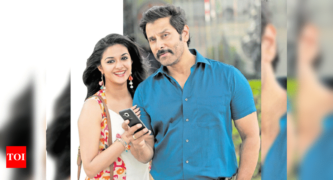 ‘Saamy Square’ new poster: Vikram and Keerthy Suresh make a cute pair ...