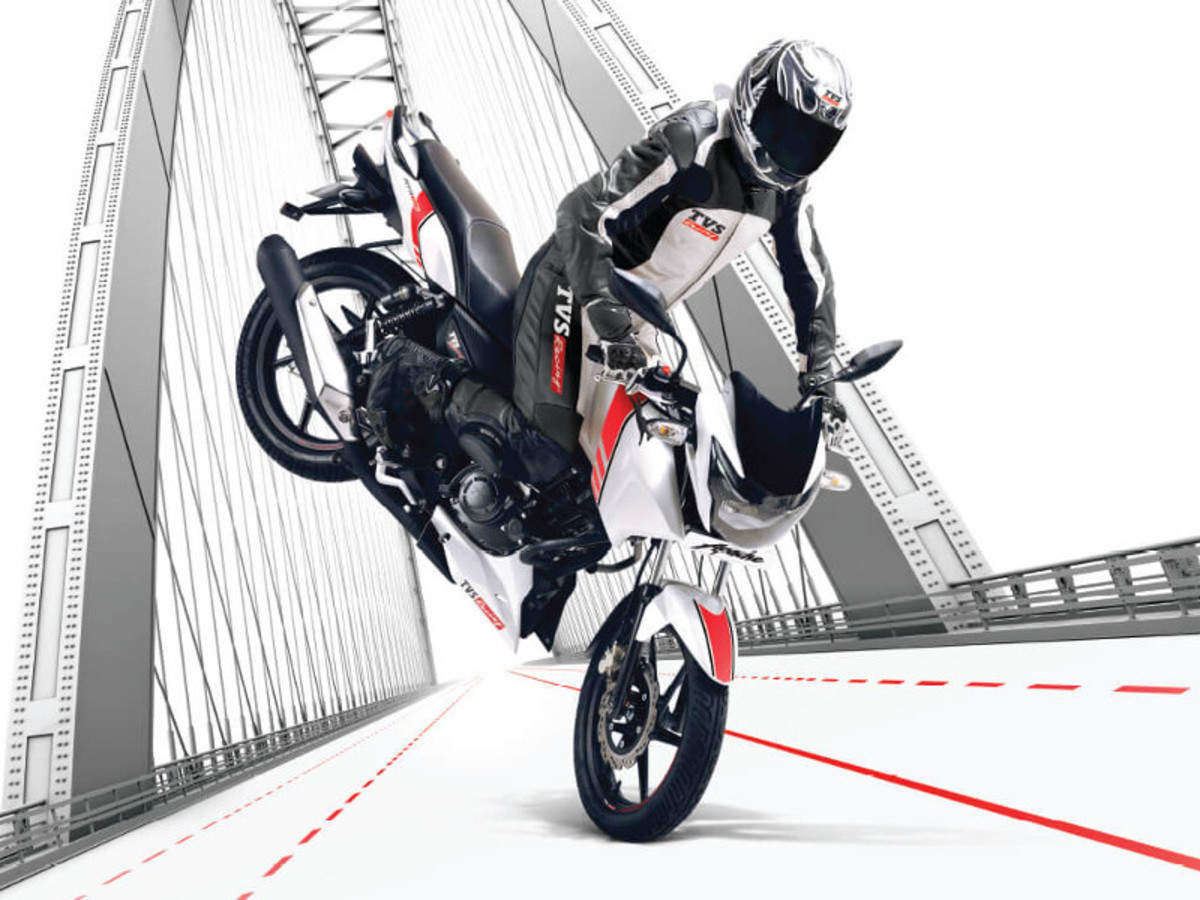 Tvs Apache Rtr 160 Price Tvs Launches White Race Edition Of Apache Rtr 160 Times Of India