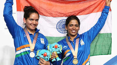 CWG: Shooting gold for Sawant, silver for Moudgil