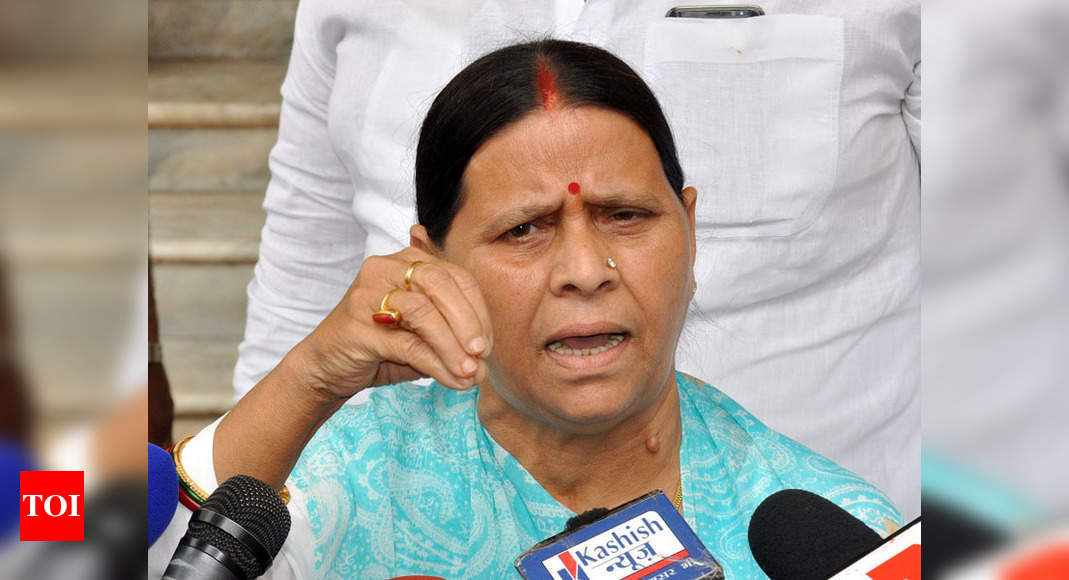 Rabri Devi: Rabri Devi files nomination for legislative council polls ...