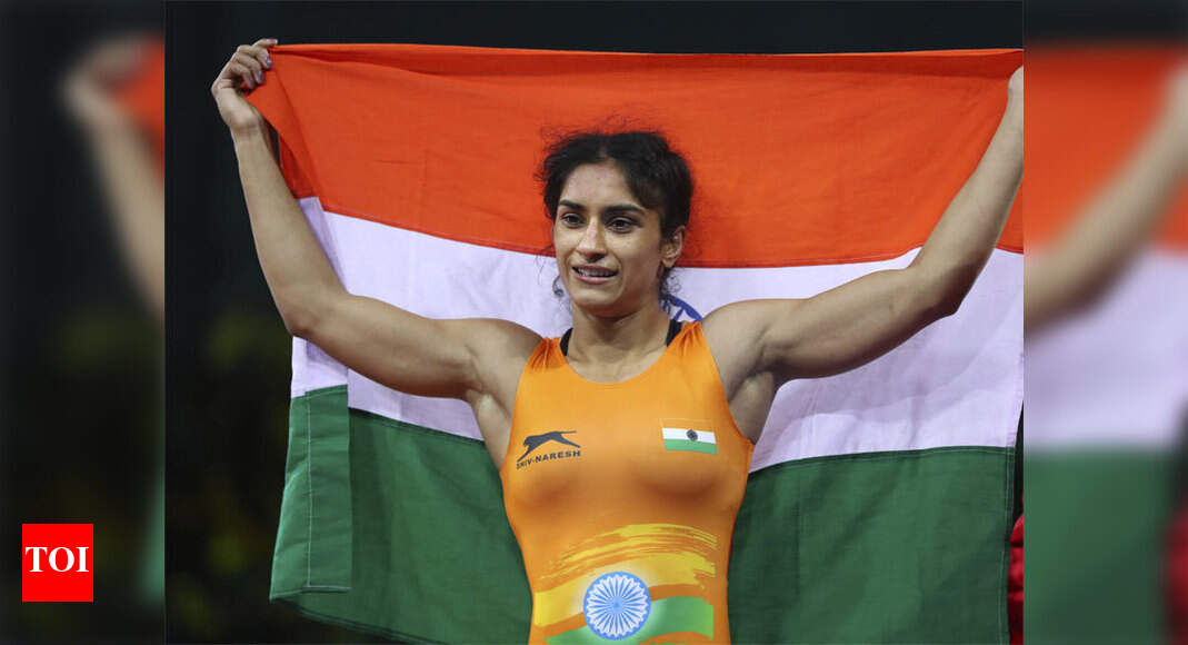 CWG 2018 Wrestlers Vinesh Phogat, Sumit win gold; bronze for Sakshi