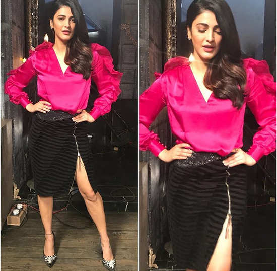 Shruti Haasan’s glam look in this Namrata Joshipura outfit will leave you stunned