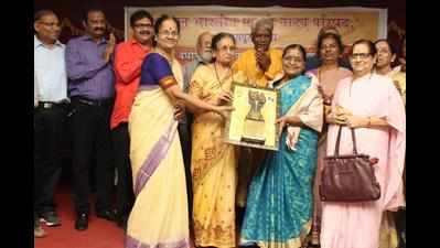 Marathi Natya Parishad felicitates theatre giants