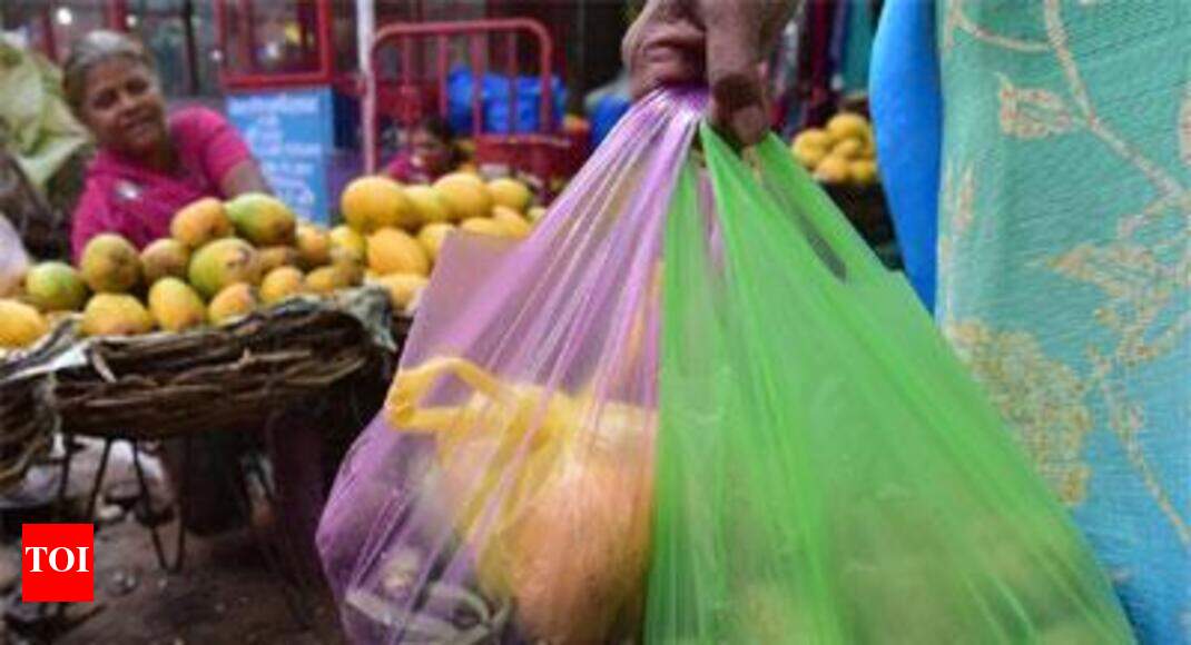 Plastic bag rules eased for vendors India News Times of India