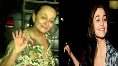 Alia Bhatt is all smiles post salon session with mom Soni Razdan